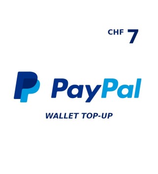 PayPal Wallet CHF 7 Top Up Key GLOBAL